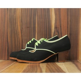 Carmela 35 AA Nobuck Negro Cubano 5 Visto R. Lima