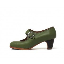 Lola 40,5 AA Leather Oliva Clásico 5 Visto