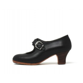 Lola 37 A Piel Negro Carrete 5 Visto (Filis Beige)