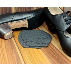Rubber Soles Woman Black Large (Sizes 39 to 43,5)