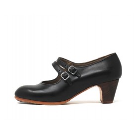 Manuela 40 AA+PR Piel Negro Clásico 5 Visto (Filis Beige)