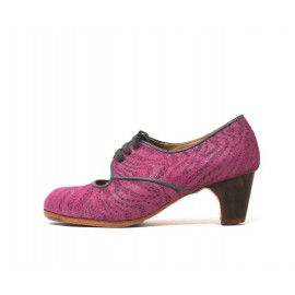 Carmela 36 AA+PR Charlot Fucsia Clásico 5 Visto R. Gris