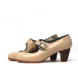 Lola 38 A Leather Beige Clásico 5 Visto Interior Serpiente 47 R. Bosque