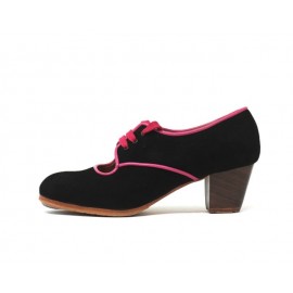 Carmela 35,5 AA Suede Negro Cubano 5 Visto R. Rosa