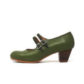 Manuela 40 A Leather Oliva Cubano 5 Visto Correa Fantasía