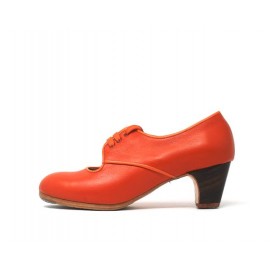 Carmela 38 A+PR Leather Naranja Clásico 5 Visto