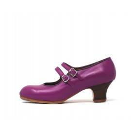 Manuela 38,5 AA Piel Magenta Carrete 5 Visto