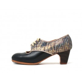 Carmela 36 AA Leather Navy Clásico 5 Visto Atrás Helecho Azul R. Oro Rosa