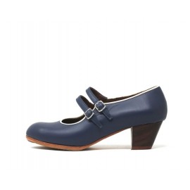 Manuela 39,5 AA+PR Leather Zafiro Cubano 5 Visto R. Blanco Roto