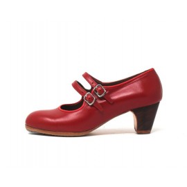 Manuela 38 A+PR Leather Rojo Sangre Clásico 5 Visto R. Rojo Vivo