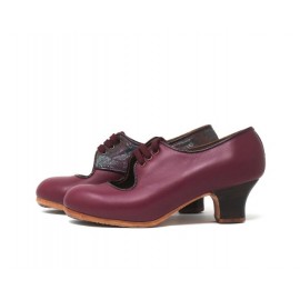 Carmen 35 AA Leather Berenjena Carrete 5 Visto Interior Floral
