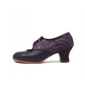 Carmela 35 A Leather Púrpura Bobina 5 Visto Atrás Charlot Morado