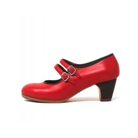 Manuela 36,5 A+PR Leather Escarlata Clásico 5 Visto R. Negro