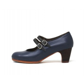 Manuela 36,5 A+PR Leather Zafiro Clásico 5 Visto Correas Serpiente Pitón