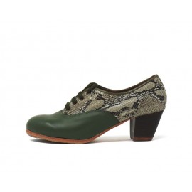Chapín Mujer 35,5 A+PR Leather Enebro Cubano 5 Visto Atrás Serpiente 49
