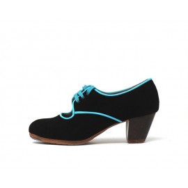 Carmela 35,5 A Suede Negro Cubano 5 Visto R. Celeste