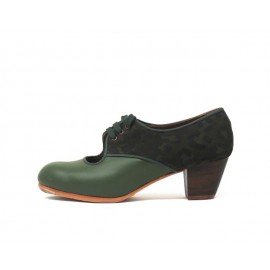 Carmela 37 AA Leather Enebro Cubano 5 Visto Atrás Camuflaje