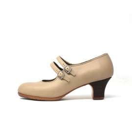 Manuela 40 A Piel Beige Carrete 5 Visto