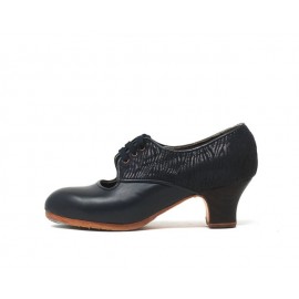 Carmela 37 AA Leather Navy Carrete 5 Visto Atrás Fantasía Navy