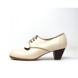 Carmela 40,5 AA Leather Crema Cubano 5 Visto R. Beige