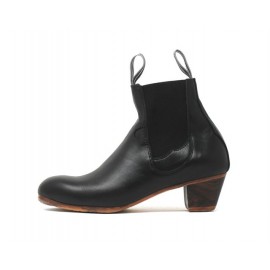 Boto 40 AA Leather Negro Cubano 5 Visto (Filis Beige)
