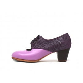 Carmela 37 A+PR Leather Lila Cubano 5 Visto Atrás Charlot Morado