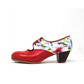 Carmela 39,5 AA+PR Leather Escarlata Cubano 5 Atrás Charol Primavera