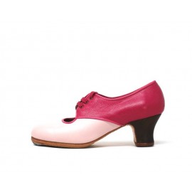 Carmela 36,5 A+PR Leather Rosa Palo Carrete 5 Visto Atrás Coco Fucsia