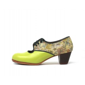 Carmela 38,5 A+PR Leather Pistacho Cubano 5 Visto Atrás Mosaico R. Bosque
