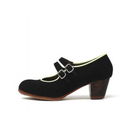 Manuela 35,5 AA+PR Suede Negro Cubano 5 Visto R. Lima