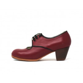Carmela 35 A+PR Piel Garnet Cubano 5 Visto R. Negro