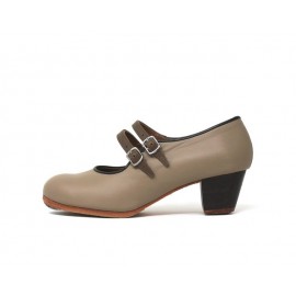 Manuela 38 A+PR Leather Alabastro Cubano 5 Visto Correas Piel Aceituna R. Kenia