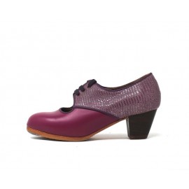 Carmela 35,5 A Leather Buganvilla Cubano 5 Visto Atrás Destello Morado