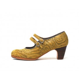 Manuela 39,5 A Charlot Ocre Clásico 5 Visto R. Gris