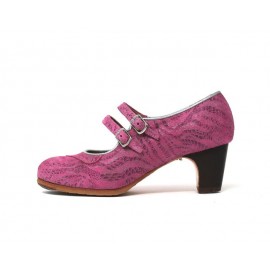 Manuela 37 A Charlot Fucsia Clásico 5 Visto R. Acero (Con Collarín)