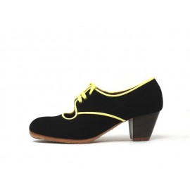 Carmela 38,5 A Suede Negro Cubano 5 Visto R. Limón