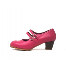 Manuela 37 A+PR Piel Fucsia Cubano 5 Visto
