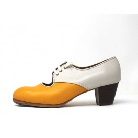Carmela 42 AA Leather Plátano Cubano 5 Visto Atrás Leather Blanco Roto
