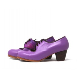 Carmen 36 AA Leather Morado Cubano 5 Visto Interior Fantasía Buganvilla