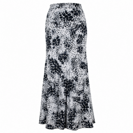 Falda flamenca 3 Godet Estampado Moteado