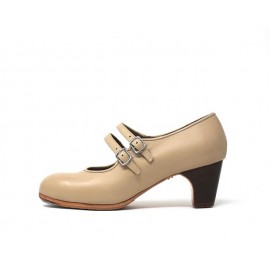 Manuela 37,5 A Leather Beige Clásico 5 Visto