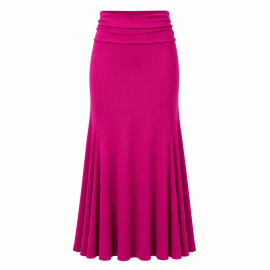 Basic magenta 3 godet flamenco skirt