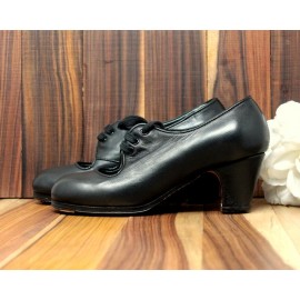 CARMEN 34 AA PIEL NEGRO CLASICO 5 FORRADO