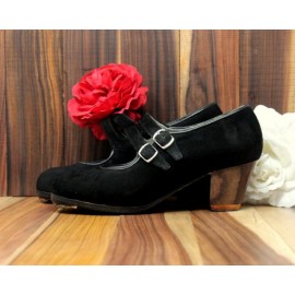 Manuela 34 AA+PR Suede Negro Cubano 5 Visto