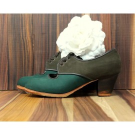 Carmela 35 A Nobuck Bosque Cubano 5 Visto Atrás Nobuck Kaki