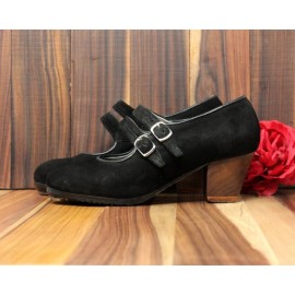 Manuela 34 A+PR Suede Negro Cubano 5 Visto
