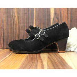 Manuela 34 A+PR Suede Negro Clásico 5 Visto