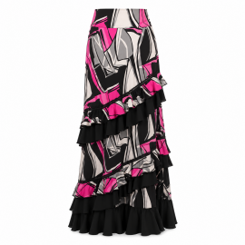 Flamenco Pop Decorated Skirt