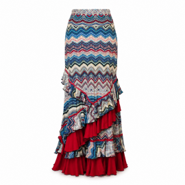Decorated Zigzag Skirt