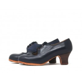 Carmen 37 A Piel Navy Carrete 5 Visto Interior Nobuck Navy
